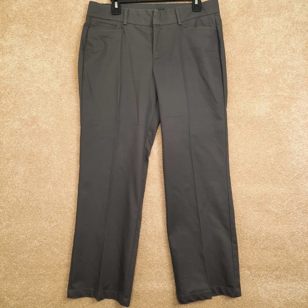 Dockers Khaki Goodness Gray Pants Size 12 Petite